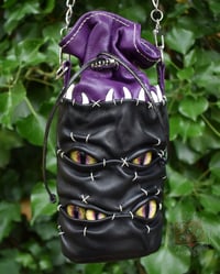Image 1 of Black & Purple Devourer Crossbody