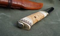 Image 4 of Puukko Knife 80crv2 blade 