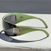 Image 3 of Chanel Pistachio Shield Sunglasses