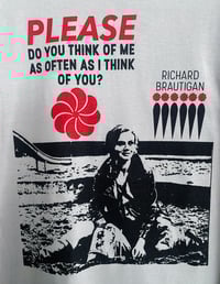 Image 3 of Richard Brautigan t-shirt
