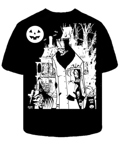 Image of HAUNTED HOUSE    - XLG mens shirt - LAST ONE 