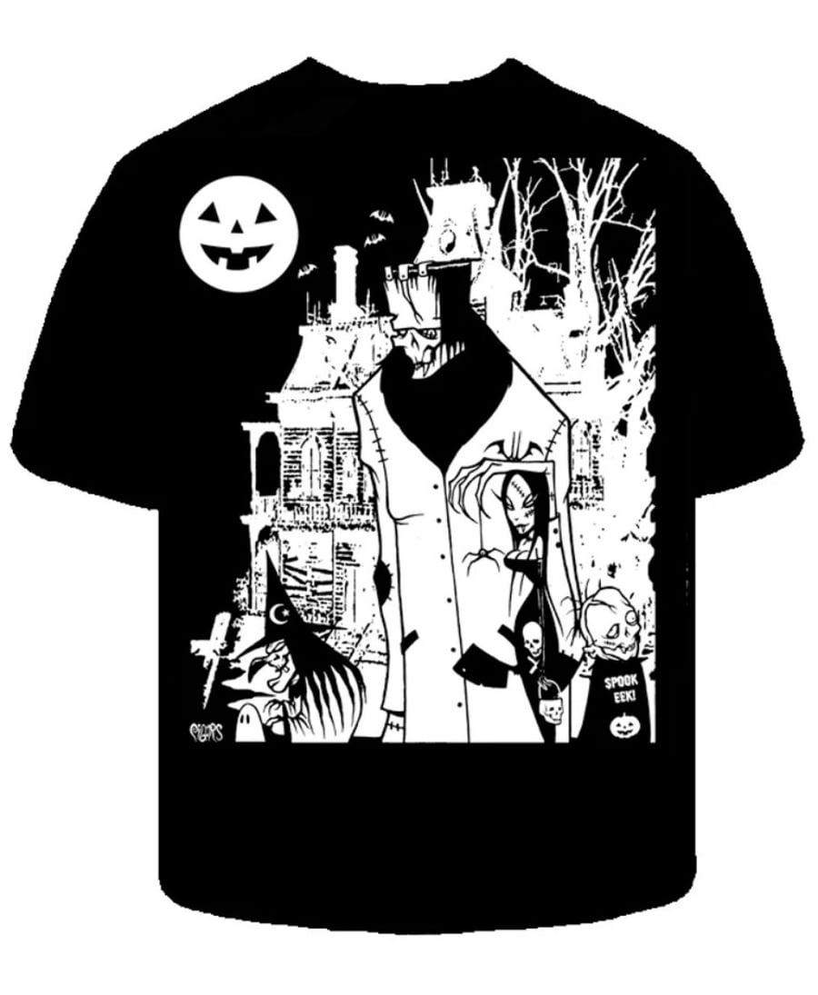 Image of HAUNTED HOUSE    - XLG mens shirt - LAST ONE 