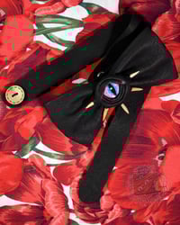 Image 3 of Star Fanged Black Bow Tie
