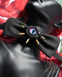 Image 2 of Star Fanged Black Bow Tie