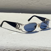 Image 4 of Chanel Blue CC Logo Sunglasses