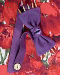 Image 1 of Purple Fanged Bowtie