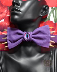 Image 2 of Purple Fanged Bowtie