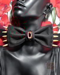 Image 2 of Black Fanged Bowtie, Red Eye