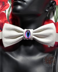 Image 1 of Bone White Bow Tie