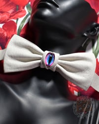 Image 3 of Bone White Bow Tie