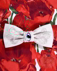 Image 1 of Off-White Laser Eyed Hair Bow