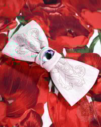 Image 4 of Off-White Laser Eyed Hair Bow