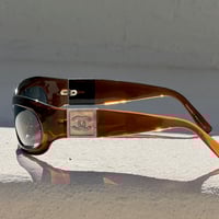 Image 5 of Chanel Dark Brown CC Plaque Sunglasses