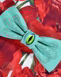 Image 1 of Green Laser Eyed Hair Bow