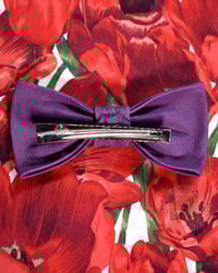Image 3 of Purple Laser Eyed Hair Bow