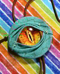 Image 2 of Copy of Purple Scaly Eye Bolo Tie