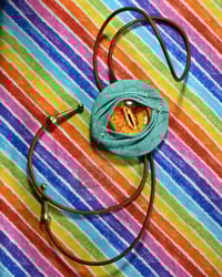 Image 1 of Copy of Purple Scaly Eye Bolo Tie