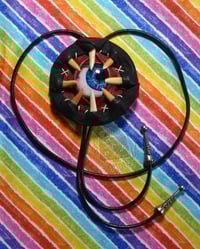Image 1 of Black & Red Wyrm Bolo Tie