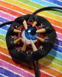 Image 2 of Black & Red Wyrm Bolo Tie