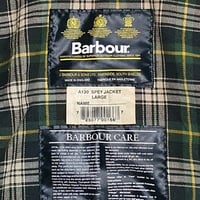 Image 4 of Vintage 90s Barbour Spey Waxed Wading Jacket - Olive