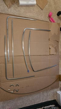 Image 1 of 240z 260z 280z (Coupe) Windshield and Hatch Stainless trim sets