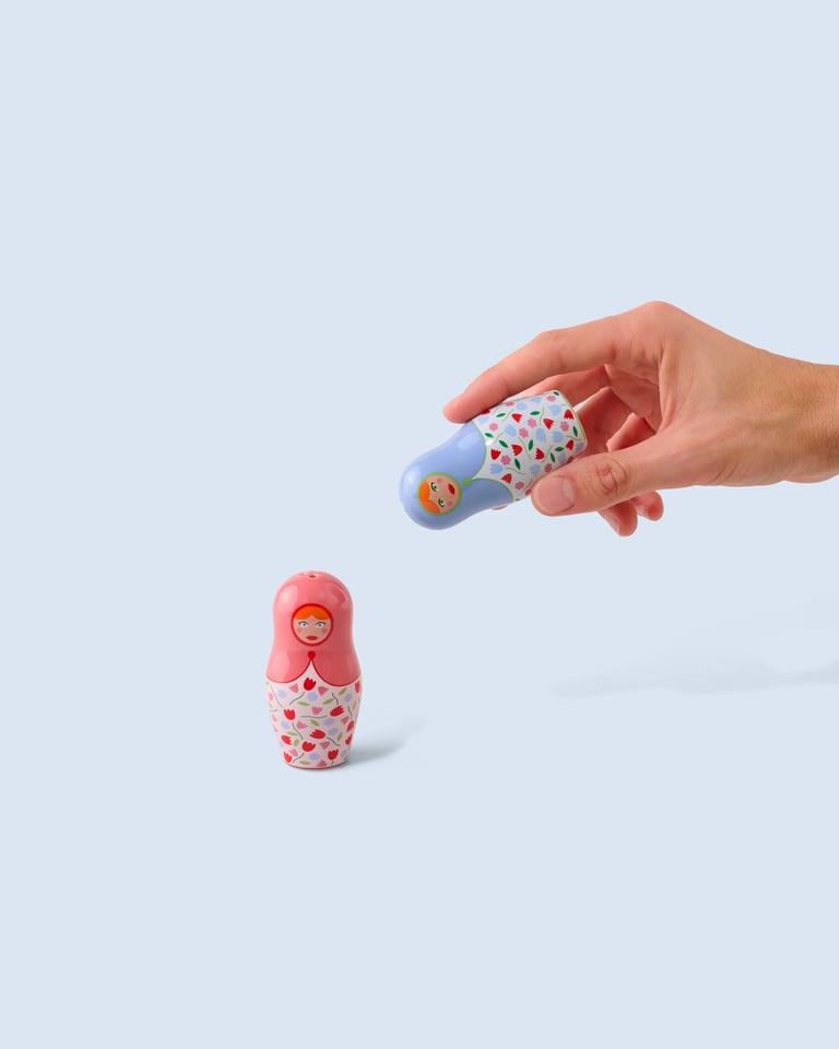 DUO DE SALIÈRE & POIVRIÈRE MATRIOCHKAS Image 3