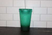 Image 1 of Starbucks 2022 Waxberry Mint Green Ombre Studded Tumbler 16oz