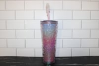 Image 2 of Starbucks WICKED Glinda Upland Prism Pink 24oz Cold Cup Tumbler Limited