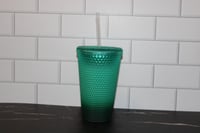 Image 2 of Starbucks 2022 Waxberry Mint Green Ombre Studded Tumbler 16oz