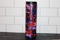 Image 2 of Starbucks Christmas Tumbler BLUE CANDY Stainless Vacuum Insulated 16oz