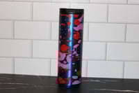 Image 3 of Starbucks Christmas Tumbler BLUE CANDY Stainless Vacuum Insulated 16oz
