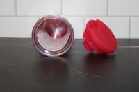 Image 4 of Starbucks Valentine Tumbler Pixel Hearts 16oz Red Pink Coffee Cup