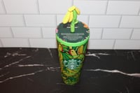 Image 5 of Starbucks Farm Rio Banana Cold Cup Venti Tumbler 24oz Tropical
