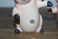 Image 5 of Vintage Pig Salt Pepper Shakers Magnetic Ceramic Pacific Giftware
