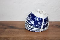 Image 5 of Set of 3 Blue Heritage Floral Emika Ceramic Rice Tidbit Appetizer Dip Sauce Bowls