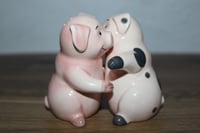 Image 6 of Vintage Pig Salt Pepper Shakers Magnetic Ceramic Pacific Giftware