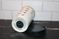 Image 6 of STARBUCKS Black and White Heart Ceramic Tumbler 12oz