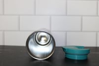 Image 4 of Starbucks Fall Teal Berry Rose Stainless Steel Insulated Tumbler Floral Gold