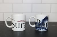 Image 9 of Starbucks 2005 City Mug Collector Series Indonesia 5 Mug Set Boxed Retired