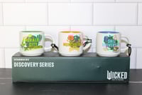 Image 1 of Universal Studios Wicked Starbucks Discovery Series 3 Mini Mug 2 Oz Ornament Set