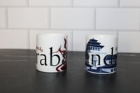 Image 10 of Starbucks 2005 City Mug Collector Series Indonesia 5 Mug Set Boxed Retired