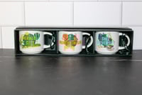 Image 2 of Universal Studios Wicked Starbucks Discovery Series 3 Mini Mug 2 Oz Ornament Set