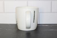Image 3 of Starbucks Coffee Mug White with Black Mermaid Logo Siren 14oz