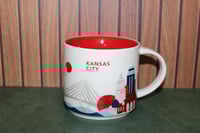 Image 1 of Starbucks Kansas City You Are Here YAH Coffee Mug 14 oz