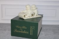 Image 2 of Snowbabies #79600 DEPT 56 retired Down The Hill We Go Issued: 1987