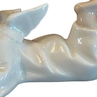 Image 7 of Lladro Angel Cherub Lying Down #4541 Glossy Porcelain Spain