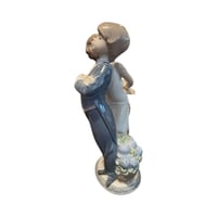 Image 7 of Vintage Lladro Lets Make Up #5555 Retired Figurine Glossy Finish Spain
