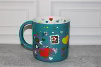 Image 4 of Starbucks Valentines Day Heart Coffee Mug 14oz Love Stamps