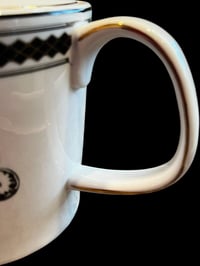 Image 8 of Grace Teaware Skull Teapot Gothic Black White Gold Trim Porcelain