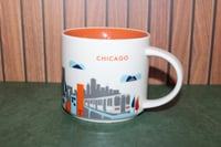 Image 1 of Starbucks Chicago You Are Here Collection 14oz Ceramic Coffee Mug Cup